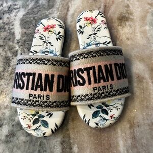 Christian Dior girls slides